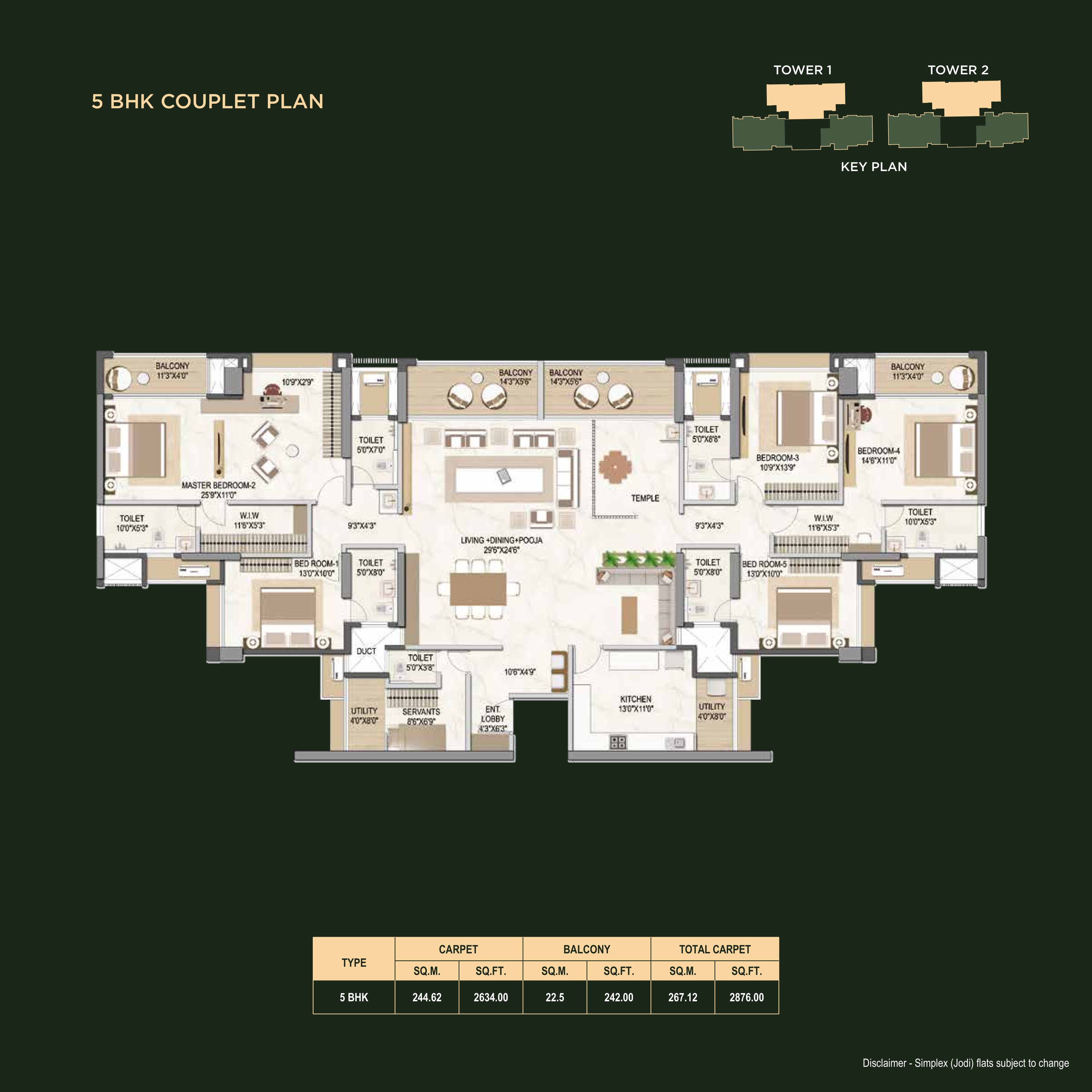 5 BHK Plan